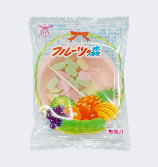 ももじり 70 x Fruit no Mori Fruit Flavor mochi dagashi 20g