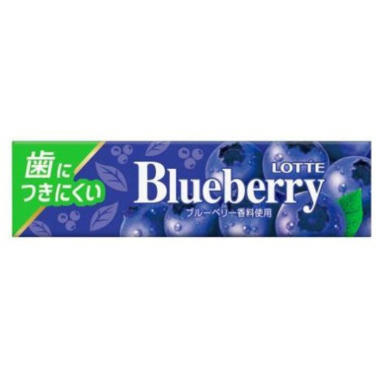 LOTTE blueberry gum that does not stick to teeth