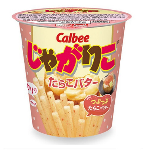 Jagariko Potato snacks Tarako and Butter Flavor 52 g