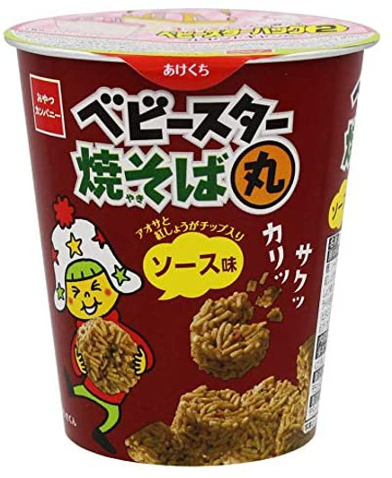 Baby Star Ramen Snack Yakisoba Sauce Ball 63g