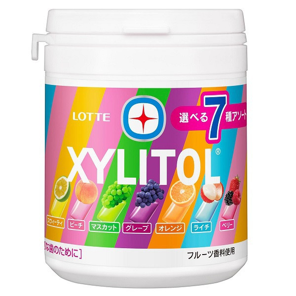 LOTTE assorted xylitol gum Bottle 143g