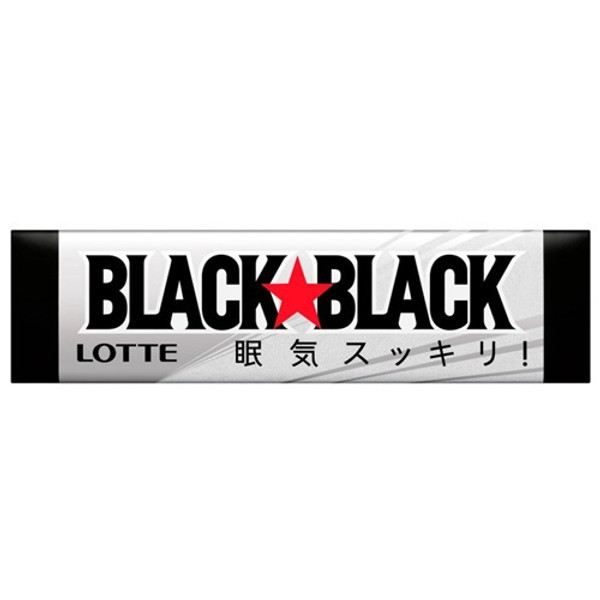 LOTTE BLACK BLACK Strong Mint Gum