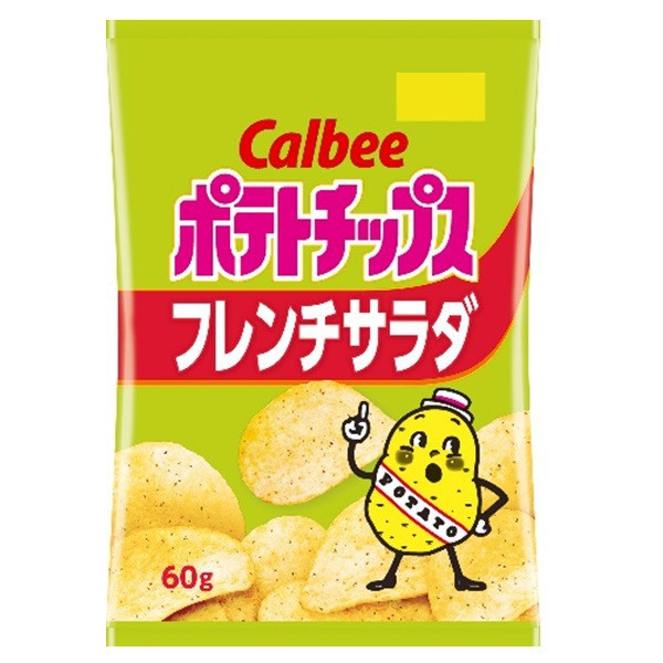 Potato Chips French Salad flavor 60 g