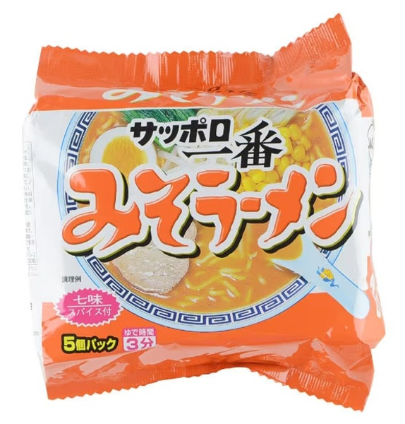 6 servings x Sapporo Ichiban Miso Ramen 5 packs