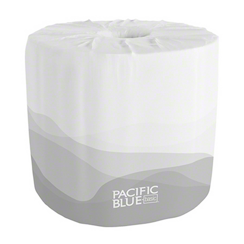 GP Pro Pacific Blue Basic 2-Ply Embossed Toilet Paper - 4.0" x 4.0"