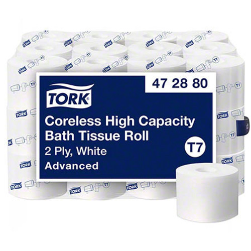 Tork Toilet Tissue Advance High Capacity Coreless  - 3.7" x 4"
