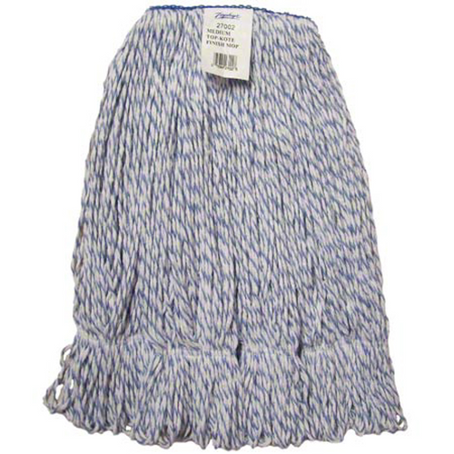 Mop Head Finish Medium - Blue/White, 12/cs