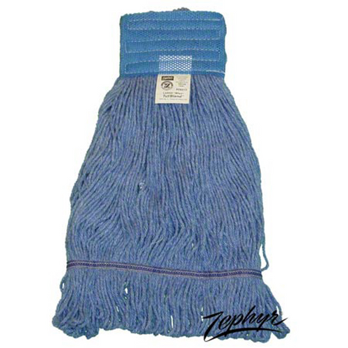 Mop Head Tuf/Blend Standard Loop, Blue Large Zephyr 28213 12/CS