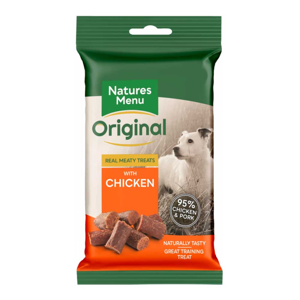 Natures Menu Chicken GrainFree Real Meaty Dog Treats Pet Food Depot