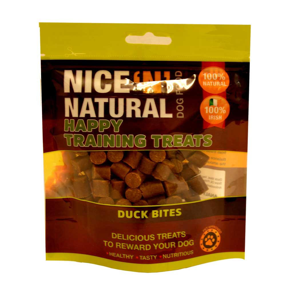 Nice N Natural Happy Training Duck Bites Dog Treats Pet Food Depot
