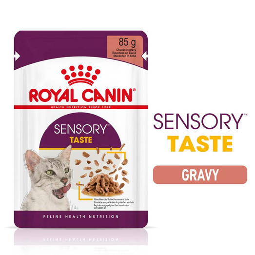 Royal Canin Sensory Taste Gravy Wet Adult Cat Food Pouch