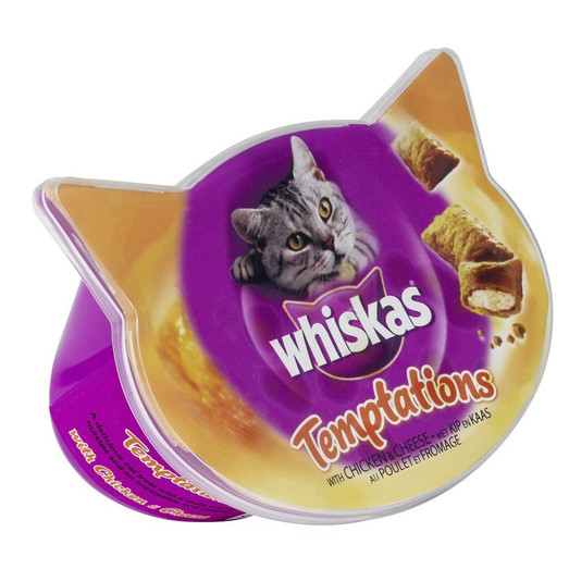 Whiskas Temptations Chicken & Cheese Adult Cat Treats