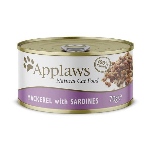 Applaws Mackerel & Sardines Wet Adult Cat Food Can