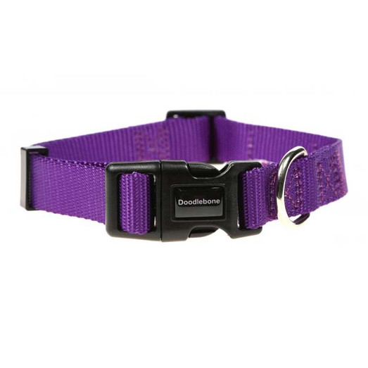 Doodlebone Adjustable Dog Collar - Violet