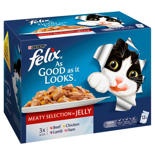 Felix As Good As It Looks Meaty Selection Pouch