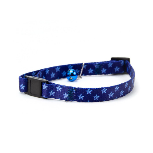 Great & Small Blue Star Cat Collar
