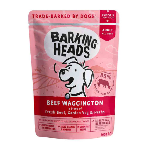 Barking Heads Beef Waggington Grain Free Wet Adult Dog Food