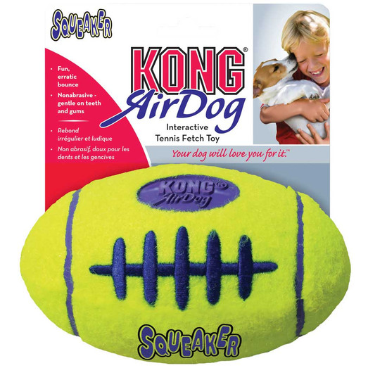 Kong Airdog Squeaker Football Dog Toy