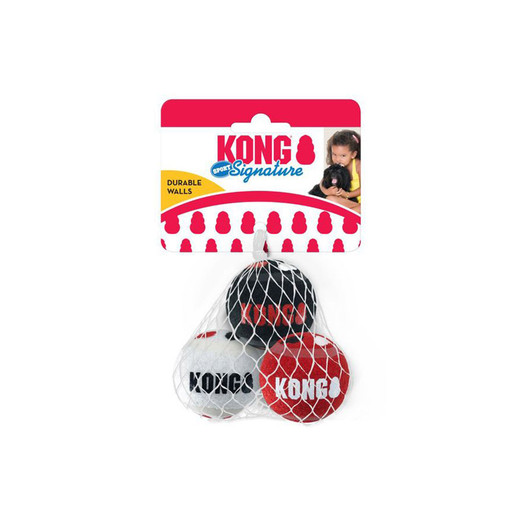 Kong Signature Sports Small Tennis Ball for Dogs - 3 Pack