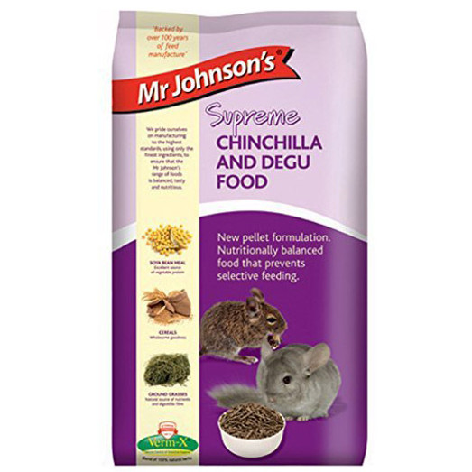 Mr Johnsons Supreme Chinchilla and Degu Food