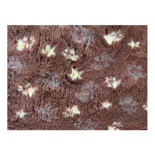Non Slip Paws and Stars Vet Bed-Brown & Sand