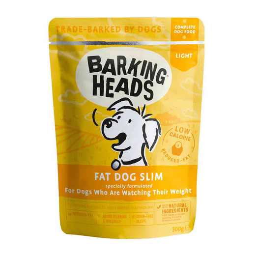 Barking Heads Fat Dog Slim Wet Dog Food Pouches - 300g