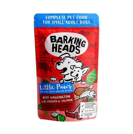 Barking Heads Little Paws Beef Waggington & Chicken Wet Dog Food