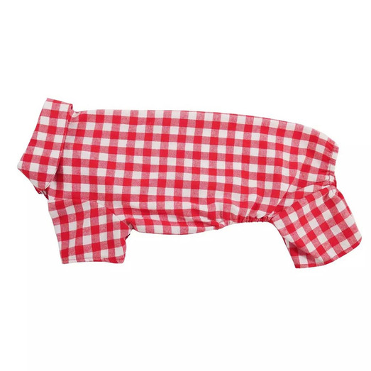 Rosewood Gingham Pyjamas Dog Coat