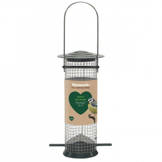 Rosewood Starter Nut Bird Feeder - Small