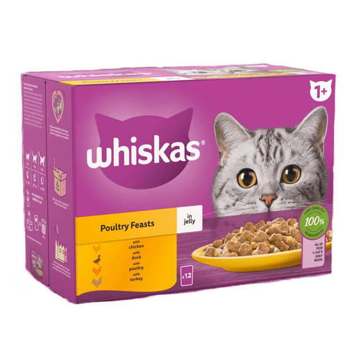 Whiskas Jelly Poultry Selection 12pk x 85g