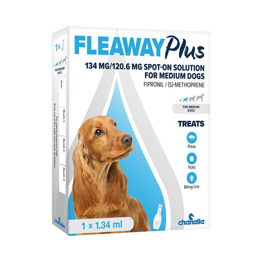 Fleaway Plus Medium Dog 134mg