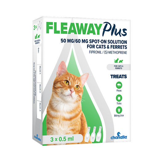Fleaway Plus Cat Spot On 3x50mg