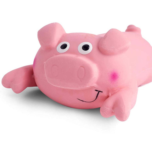 Petface Latex Lounging Pig Dog Toy