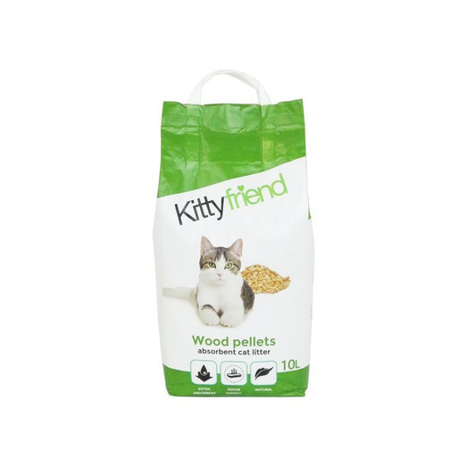 Sanicat Wood Kittyfriend Cat Litter - 10L