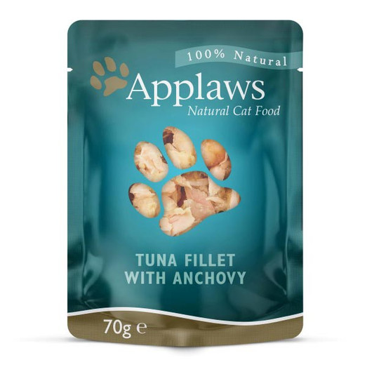 Applaws Tuna Fillet & Anchovy Wet Adult Cat Food Pouch