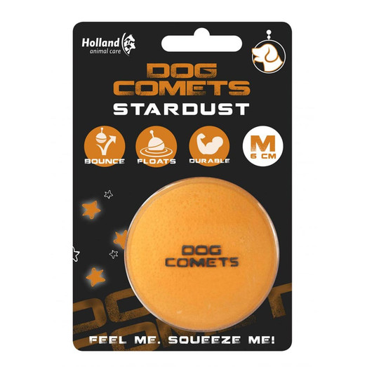 Dog Comets Ball Stardust Dog Toy - Orange