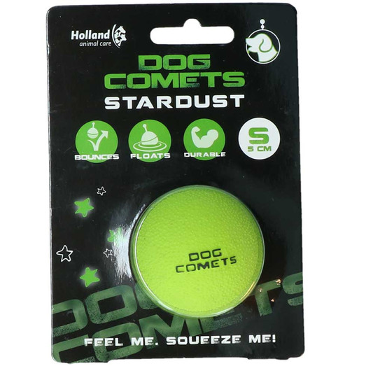 Dog Comets Stardust Green Dog Ball - Small