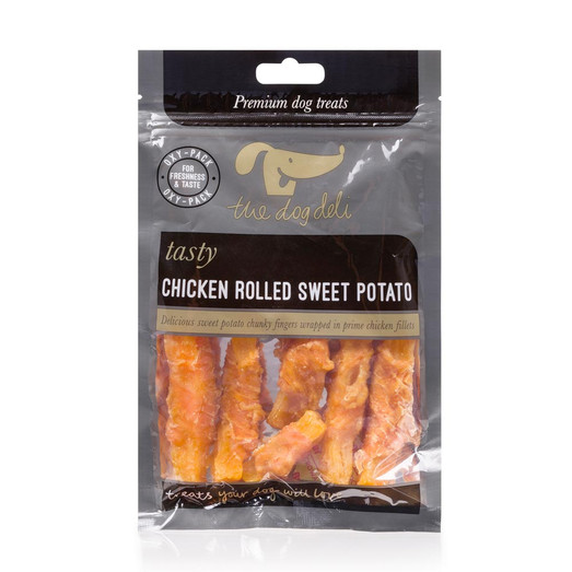 Dogs Deli Chicken Rolled Sweet Potato Sticks Dog Treats