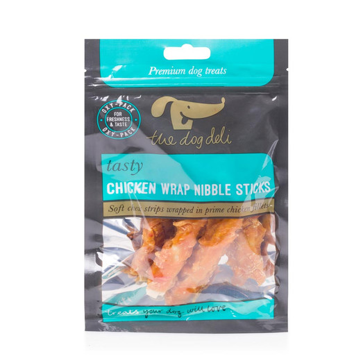 Dogs Deli Chicken Wrapped Nibble Sticks Dog Treats