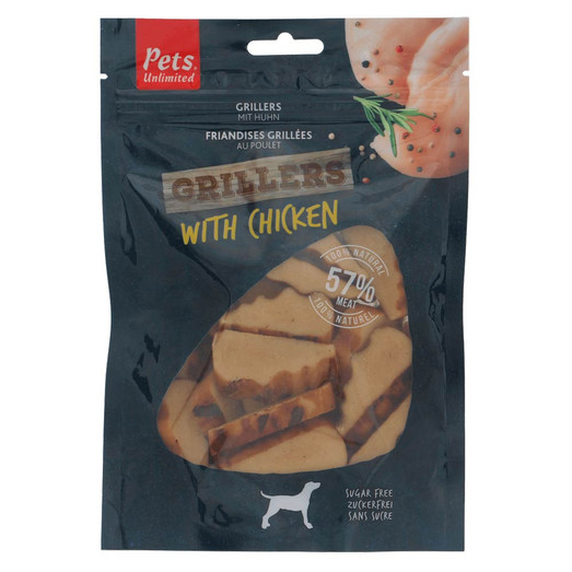 Pets Unlimited Grillers with Chicken Dog Treat -100g