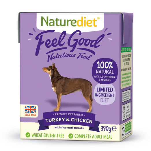 Nature Diet Feel Good Turkey & Chicken Wet Adult Dog Food