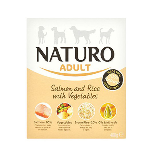 Naturo Salmon Rice & Vegetables Wet Adult Dog Food