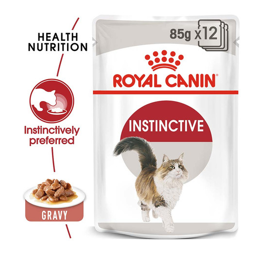 Royal Canin Instinctive Gravy Wet Adult Cat Food Pouch
