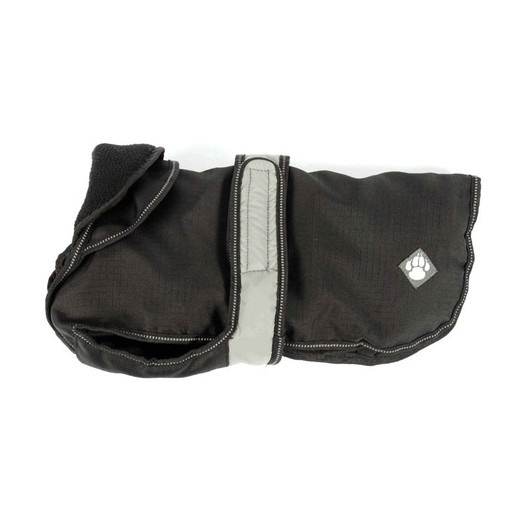 Danish Design Black 2 In 1 Reflective Dog Coat
