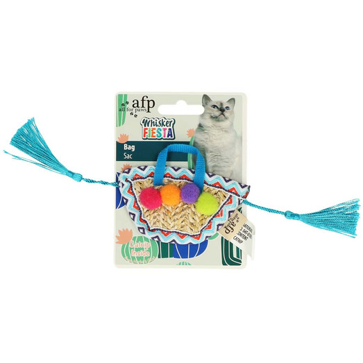 All for Paws Whisker Fiesta Bag with Catnip Cat Toy