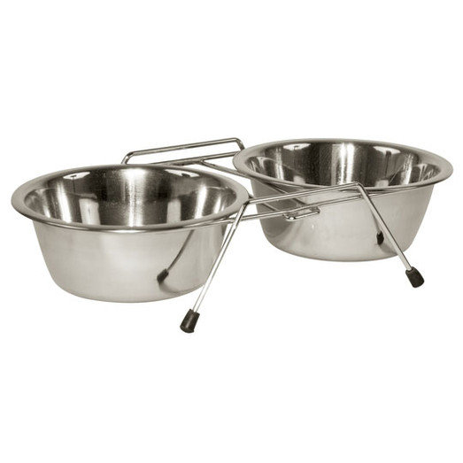 Holland Stainless Steel Twin Feeder Bowl