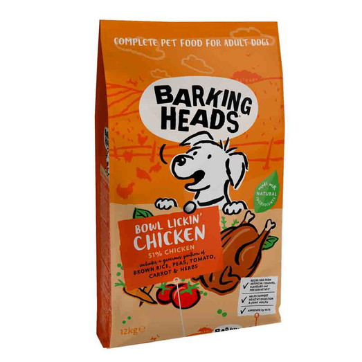Barking Heads Bowl Lickin Chicken Dry Adult Dog Food