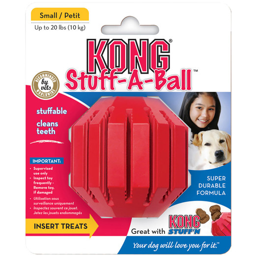 Kong Stuff a Ball Classic Rubber Dog Chew Toy