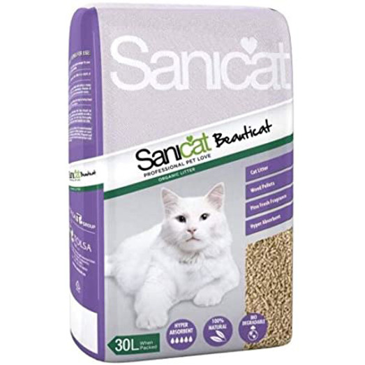 Sanicat Kittyfriend Absorbent Wood Pellets Cat Litter