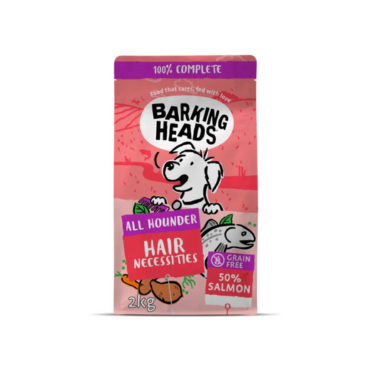 Barking Heads All Hounder Hair Necessities Salmon 12kg Dog Food